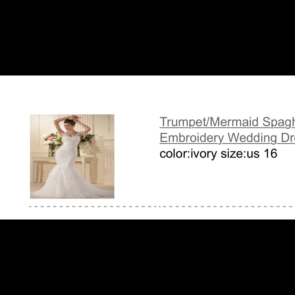 Mermaid/Trumpet Wedding Dress